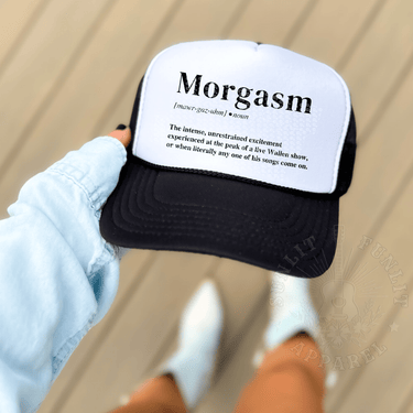 Morgasm Trucker Hat – Wallen - Inspired Country Concert Hat - Sunlit Funlit | Graphic Tees for Country Concert Addicts